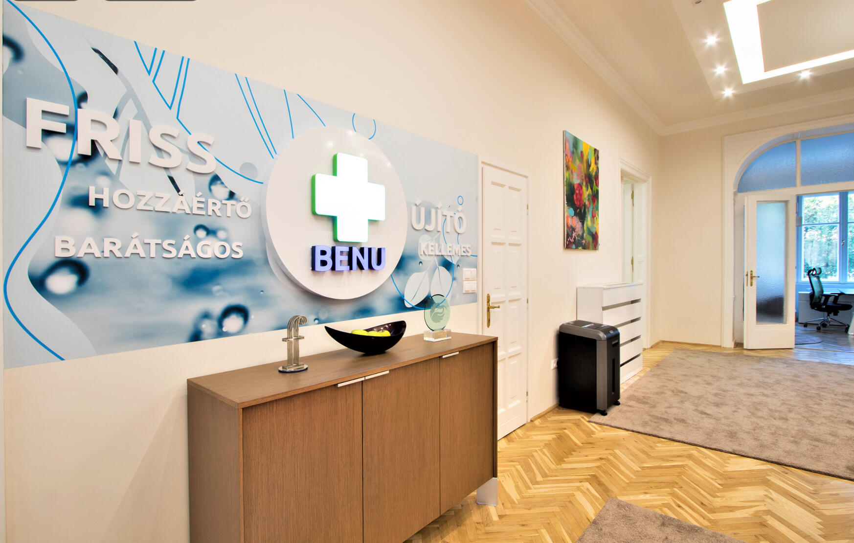 Branding a terekben- BENU Zrt. irodájának tervezése