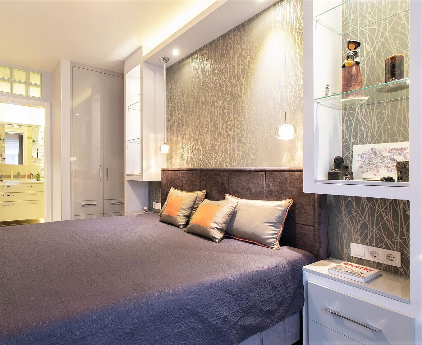 Letisztult és modern- társasházi lakás látványtervezése